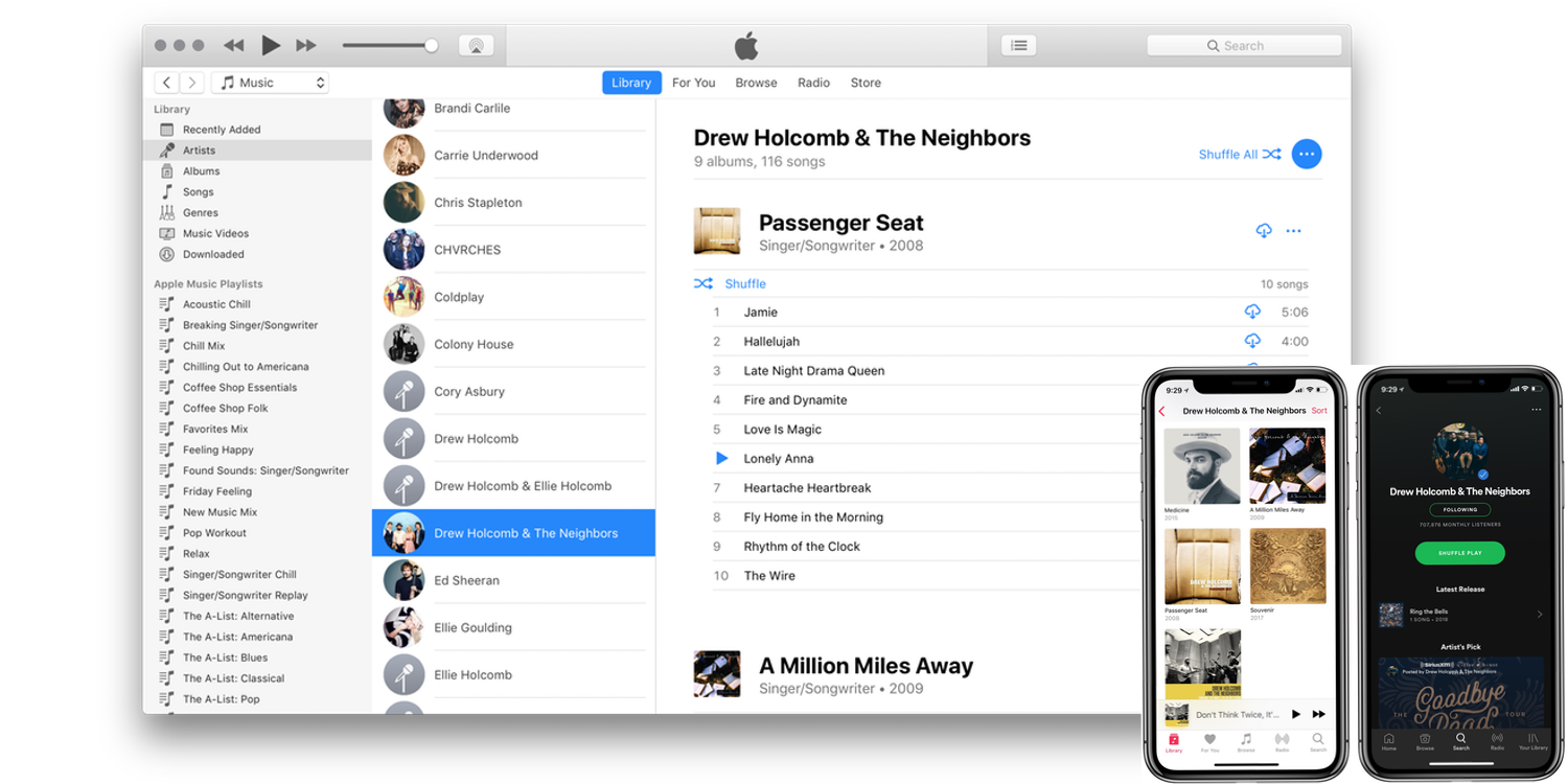 Apple music vs spotify cost